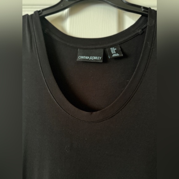 Cynthia Rowley long sleeveless black dress - Picture 2 of 4